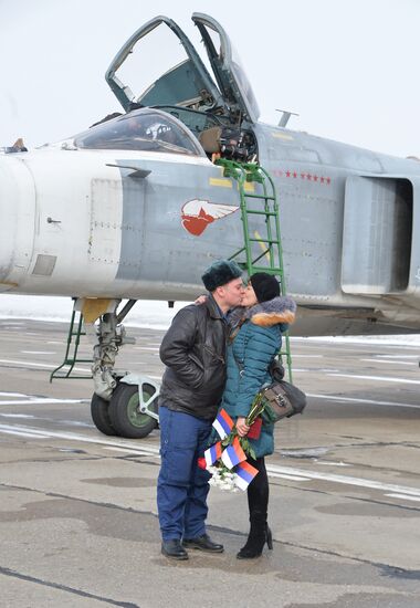 Three Su-24M bombers return to Chelyabinsk Region from Khmeimim Air Base