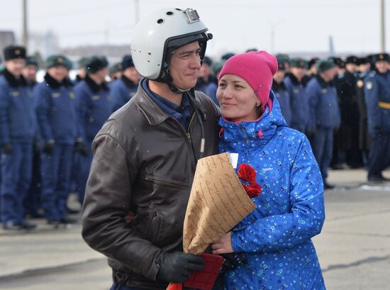 Three Su-24M bombers return to Chelyabinsk Region from Khmeimim Air Base