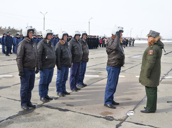 Three Su-24M bombers return to Chelyabinsk Region from Khmeimim Air Base