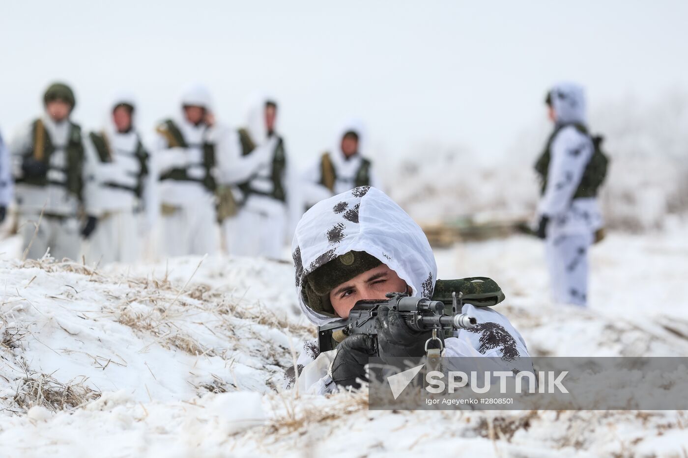 Far Eastern Combined Arms Command School cadets during military exercise