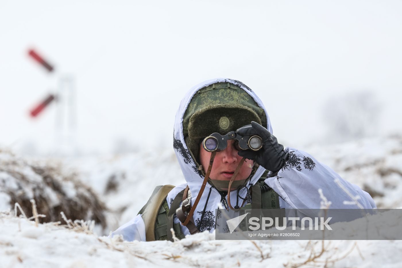 Far Eastern Combined Arms Command School cadets during military exercise