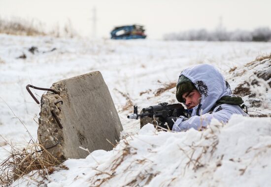 Far Eastern Combined Arms Command School cadets during military exercise