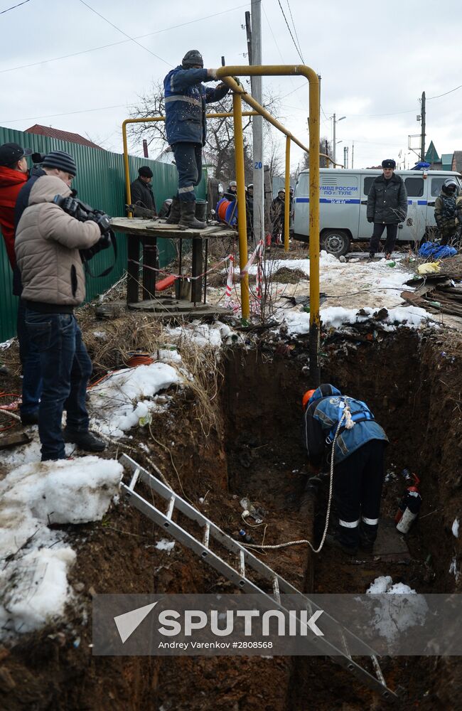 Riots in village outside Tula