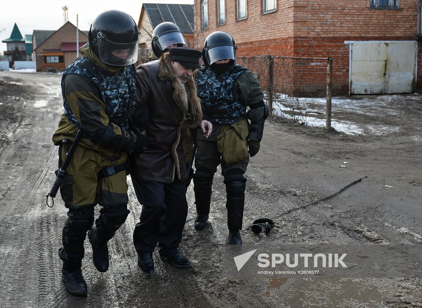 Riots in village outside Tula