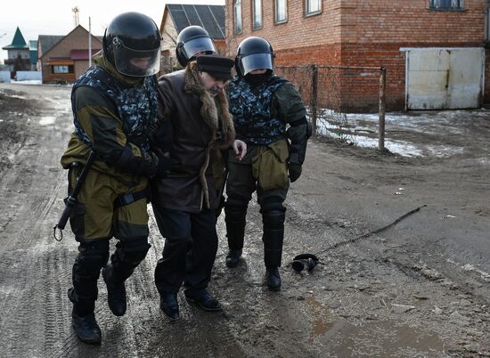Riots in village outside Tula