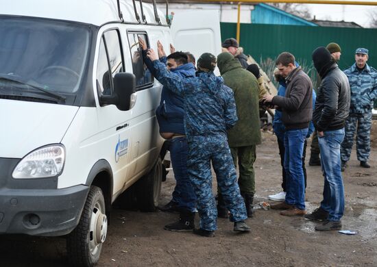 Riots in village outside Tula
