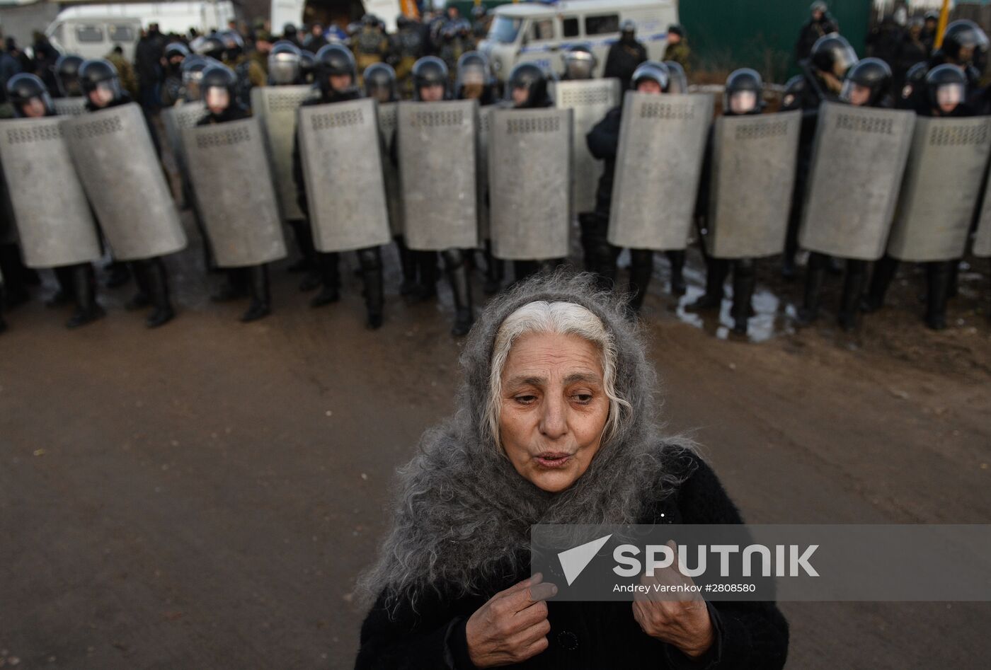 Riots in village outside Tula