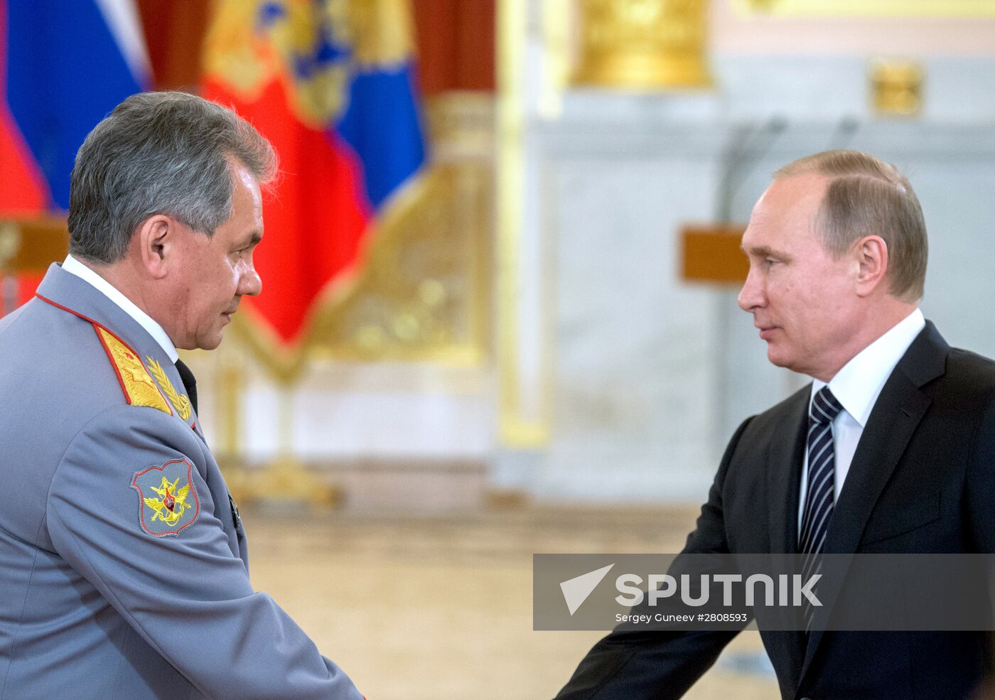 Banner of Aerospace Forces presented in Kremlin