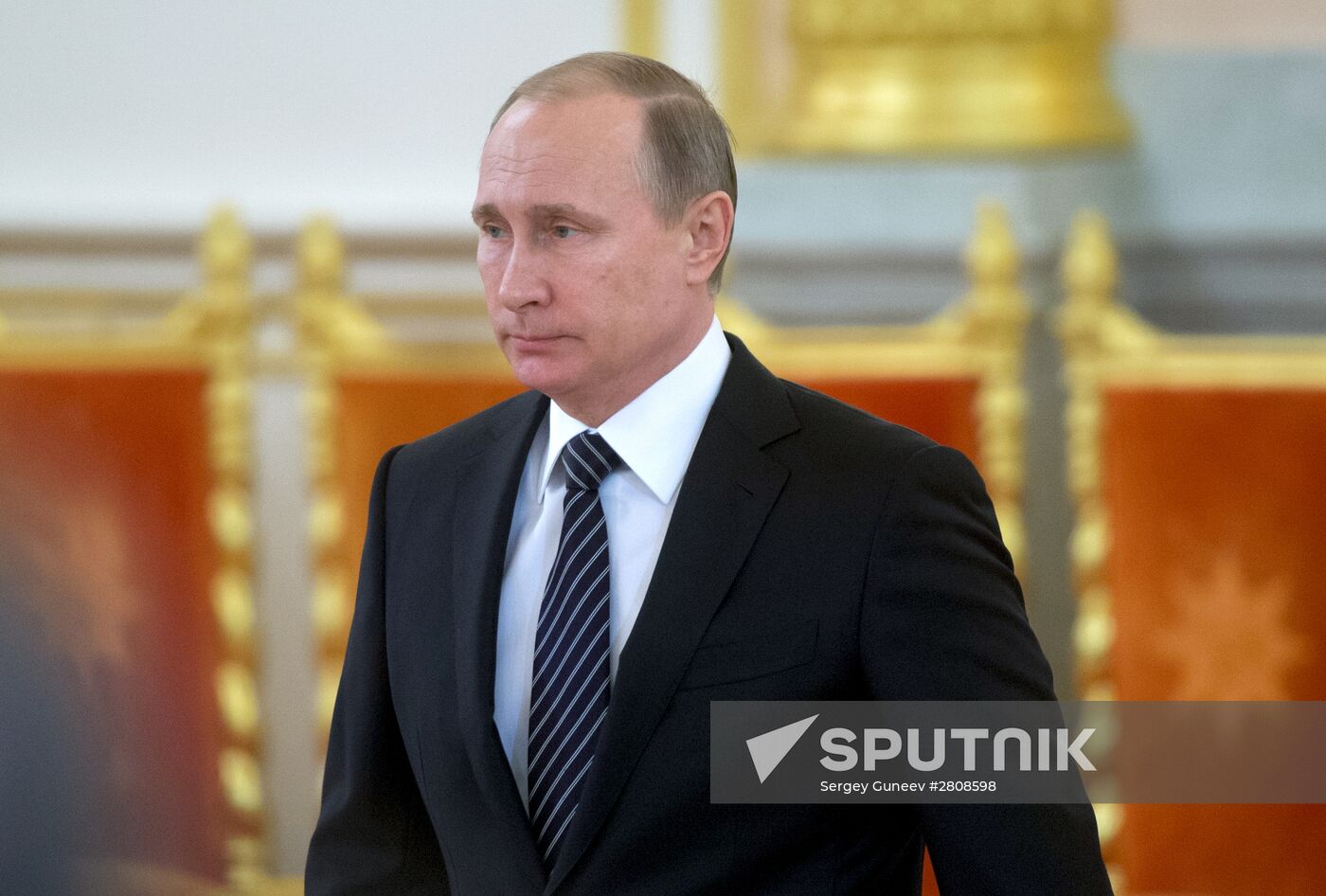 Banner of Aerospace Forces presented in Kremlin