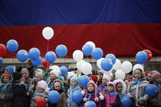 Crimea celebrates Reunification with Russia