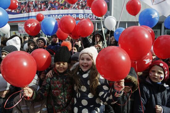 Crimea celebrates Reunification with Russia