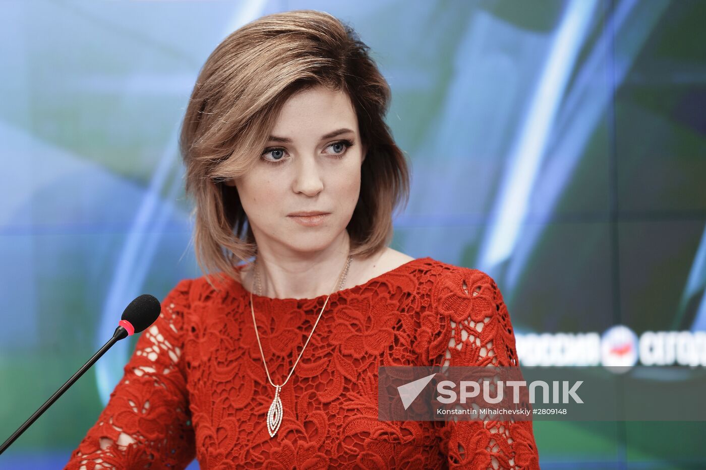 News conference of Natalya Poklonskaya in Crimea