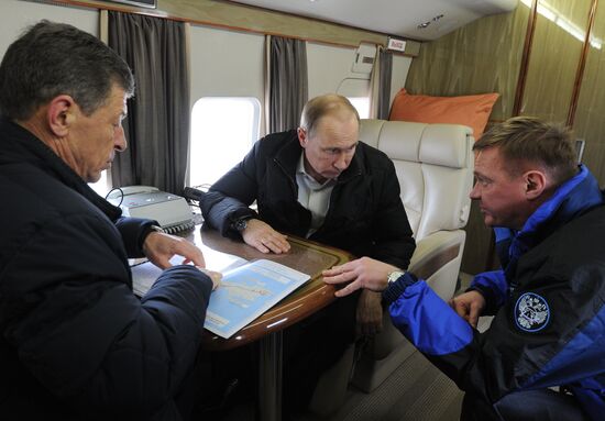 President Putin visits Crimean Federal District