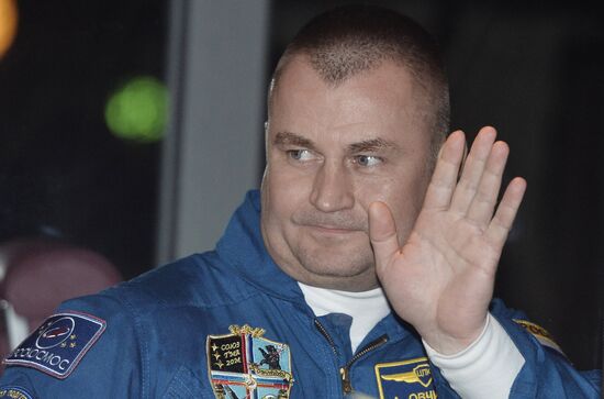 ISS Expedition 47/48 primary crew before blastoff