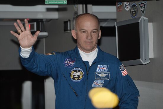 ISS Expedition 47/48 primary crew before blastoff