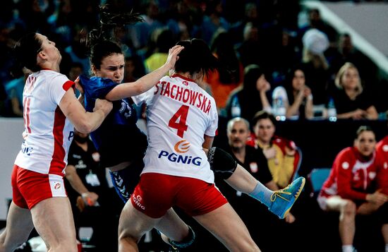 2016 Women's Olympic Handball Tournament Qualification. Russia vs. Poland