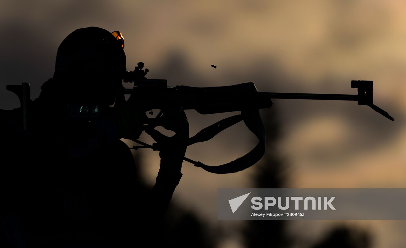 IBU World Cup Biathlon 9. Men's sprint