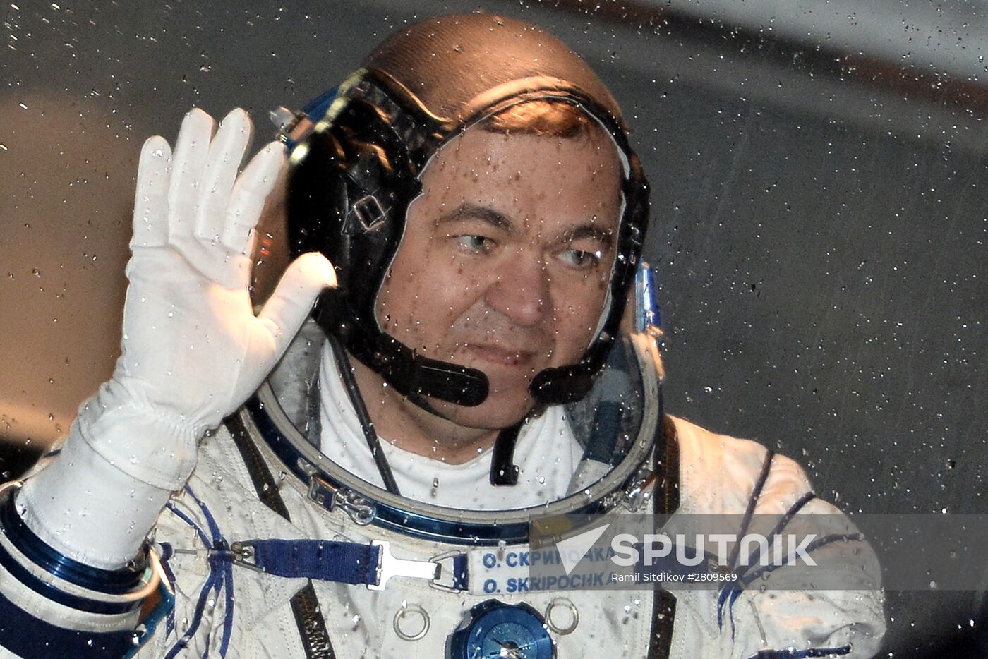 Launch of Soyuz-FG rocket with Soyuz TMA-20M spacecraft from the Baikonur Cosmodrome