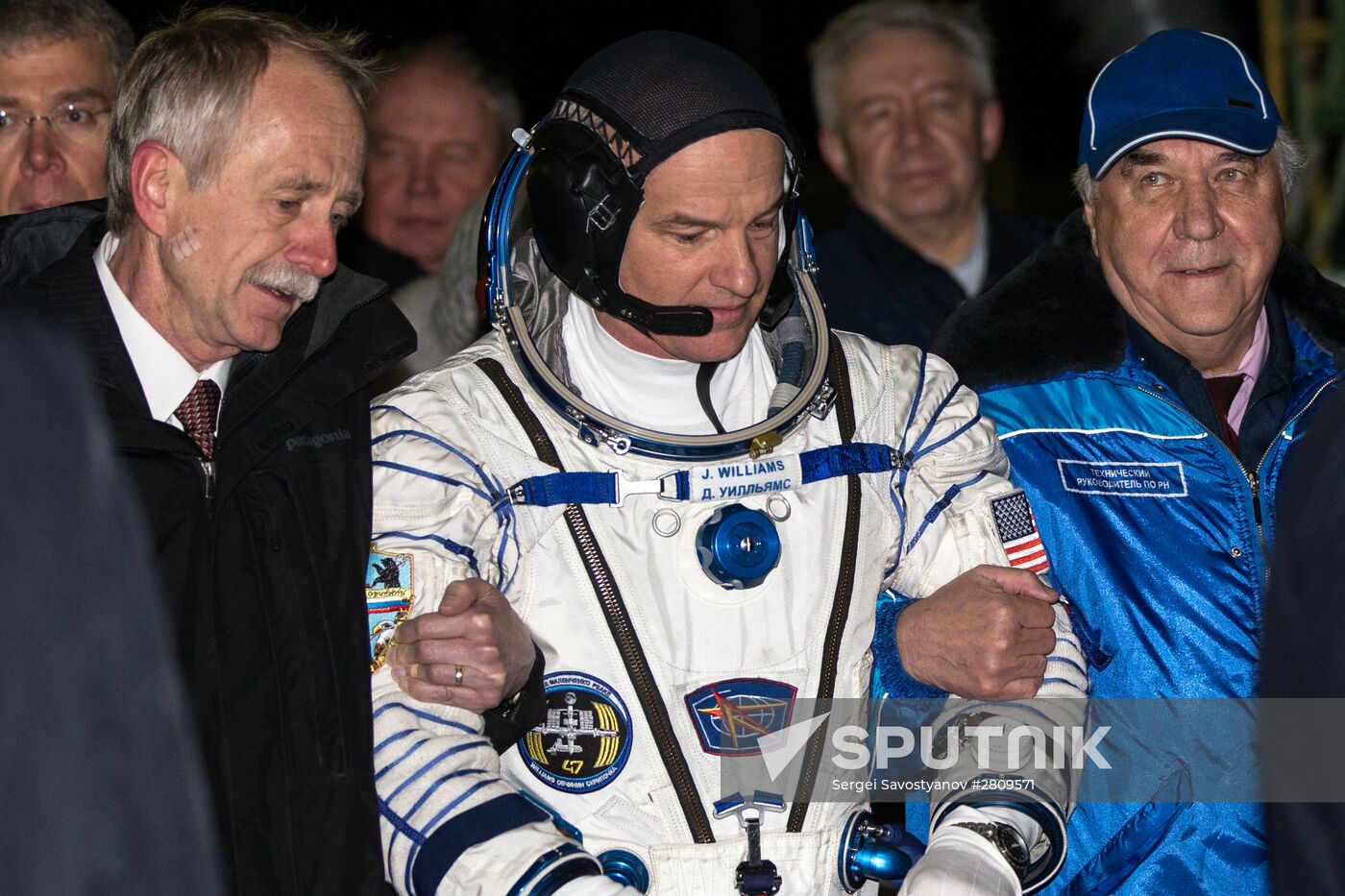 Launch of Soyuz-FG rocket with Soyuz TMA-20M spacecraft from the Baikonur Cosmodrome