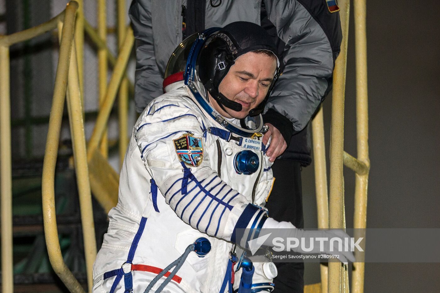 Launch of Soyuz-FG rocket with Soyuz TMA-20M spacecraft from the Baikonur Cosmodrome