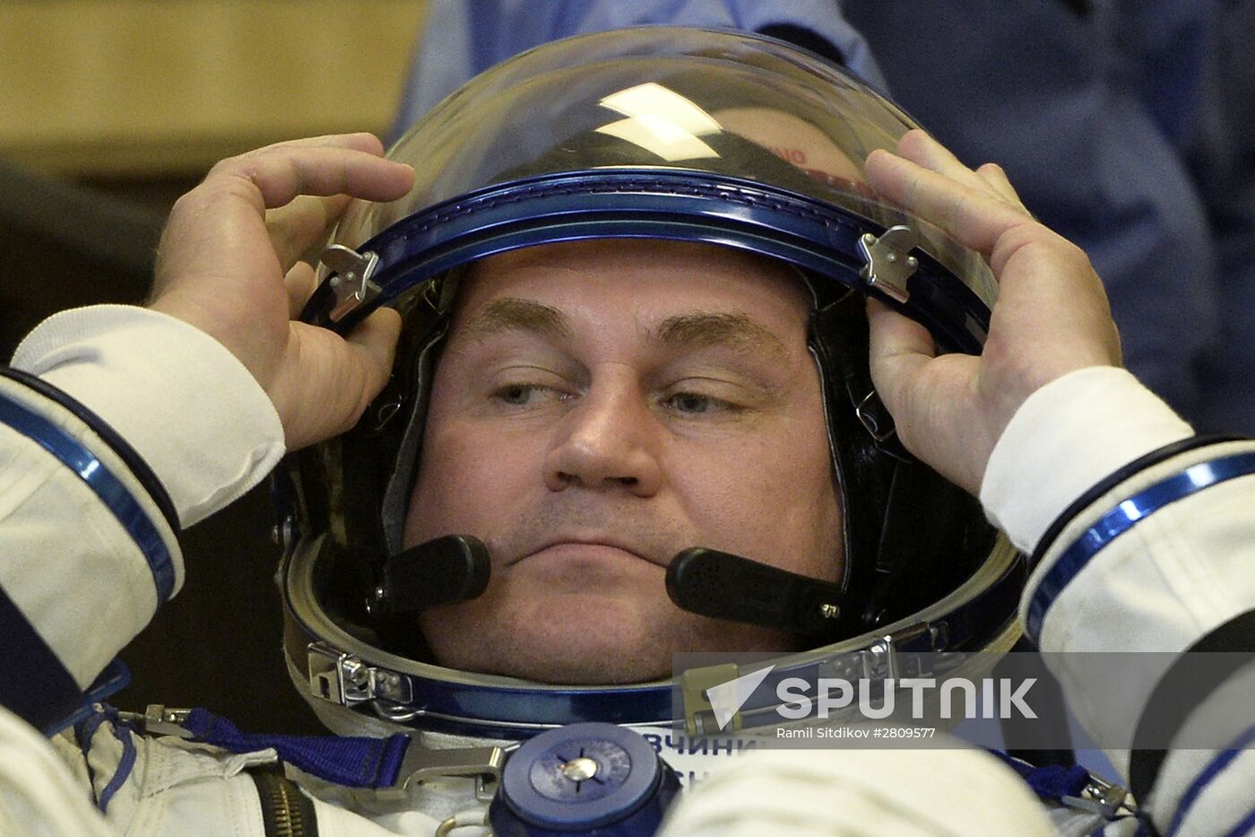 Launch of Soyuz-FG rocket with Soyuz TMA-20M spacecraft from the Baikonur Cosmodrome