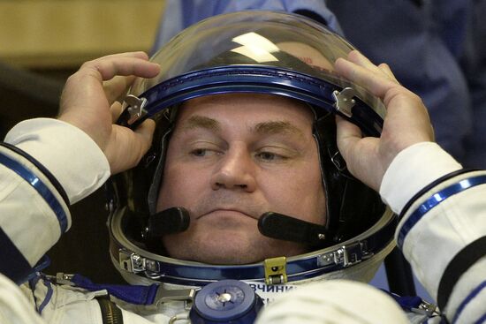 Launch of Soyuz-FG rocket with Soyuz TMA-20M spacecraft from the Baikonur Cosmodrome