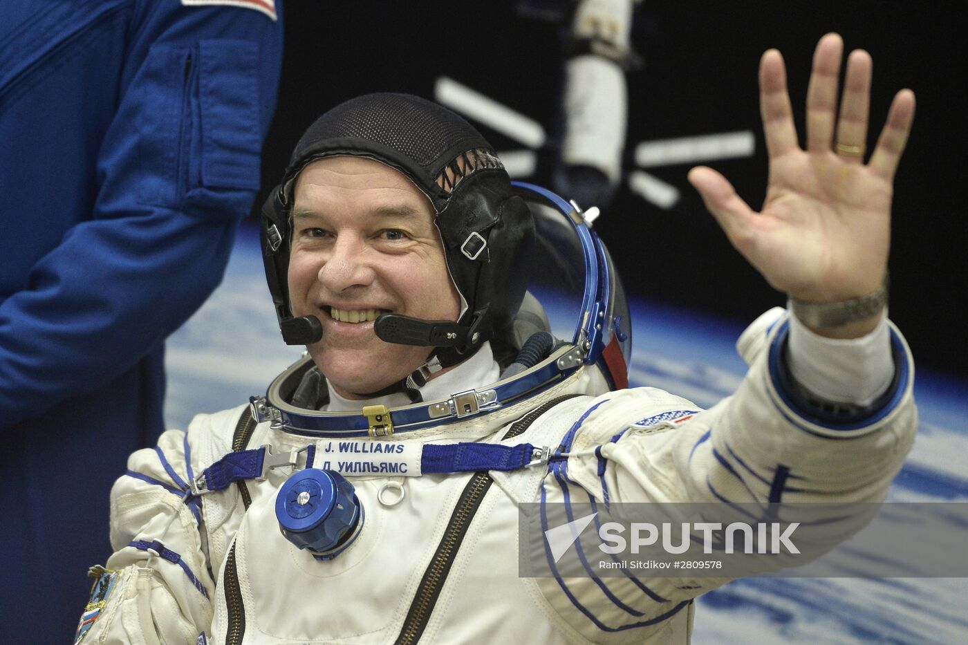 Launch of Soyuz-FG rocket with Soyuz TMA-20M spacecraft from the Baikonur Cosmodrome