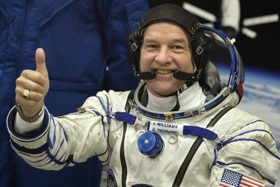 Launch of Soyuz-FG rocket with Soyuz TMA-20M spacecraft from the Baikonur Cosmodrome