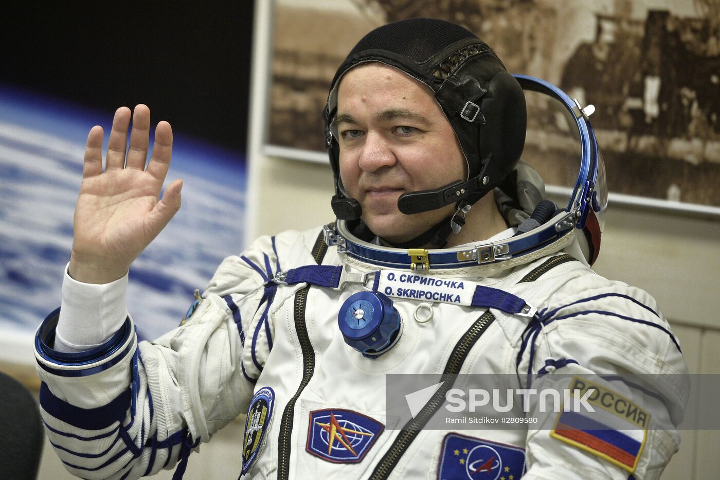 Launch of Soyuz-FG rocket with Soyuz TMA-20M spacecraft from the Baikonur Cosmodrome