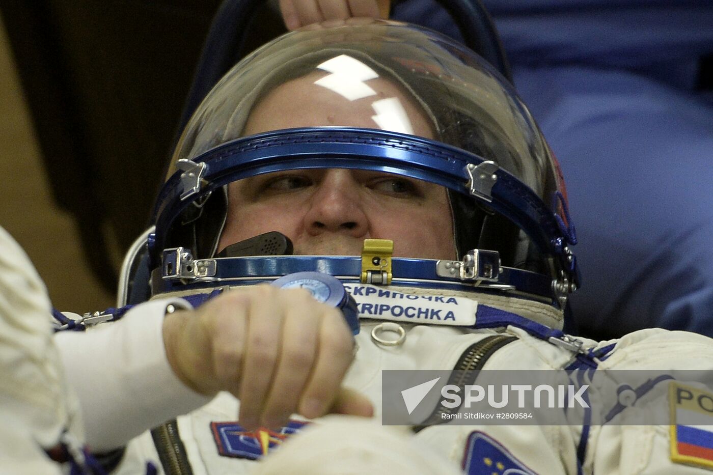 Launch of Soyuz-FG rocket with Soyuz TMA-20M spacecraft from the Baikonur Cosmodrome