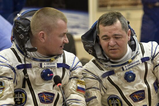 Launch of Soyuz-FG rocket with Soyuz TMA-20M spacecraft from the Baikonur Cosmodrome