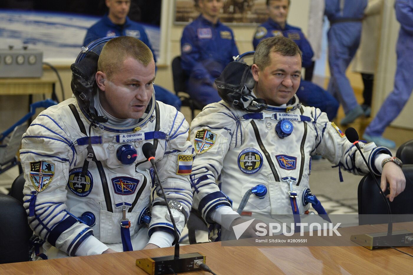 Launch of Soyuz-FG rocket with Soyuz TMA-20M spacecraft from the Baikonur Cosmodrome