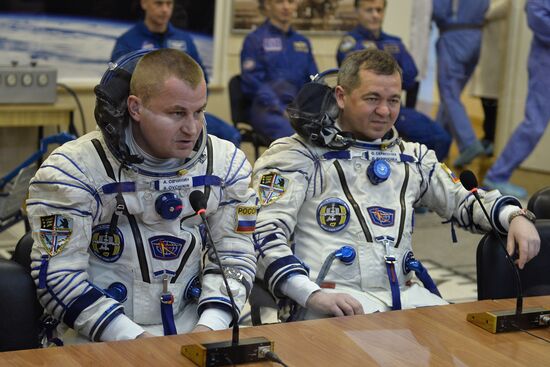 Launch of Soyuz-FG rocket with Soyuz TMA-20M spacecraft from the Baikonur Cosmodrome
