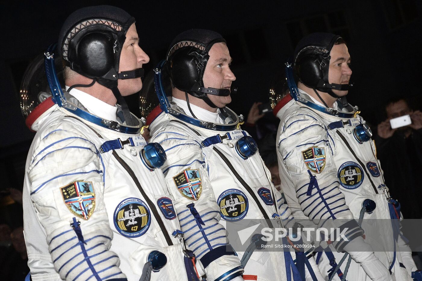 Launch of Soyuz-FG rocket with Soyuz TMA-20M spacecraft from the Baikonur Cosmodrome