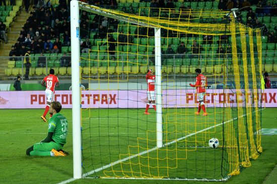 Football. RFPL. Anzhi vs Spartak