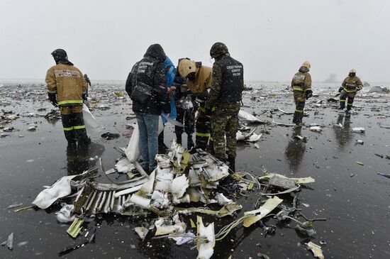 Boeing-737-800 passenger jet crashes in Rostov-on-Don airport