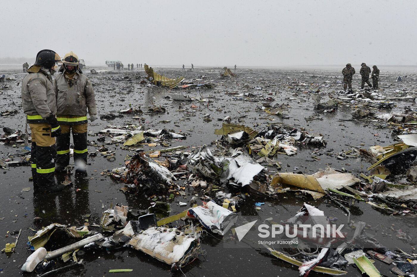 Boeing-737-800 passenger jet crashes in Rostov-on-Don airport