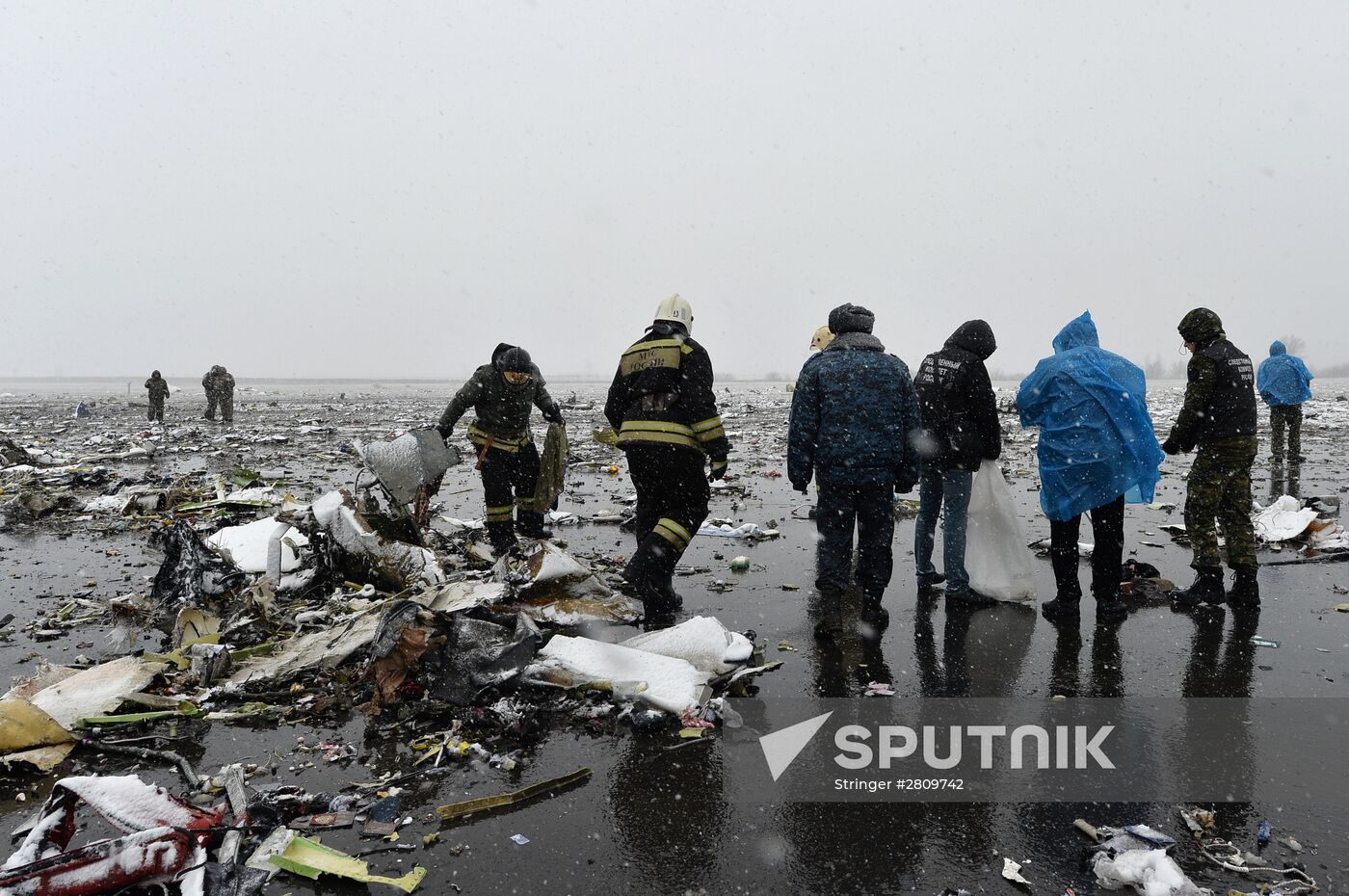 Boeing-737-800 passenger jet crashes in Rostov-on-Don airport