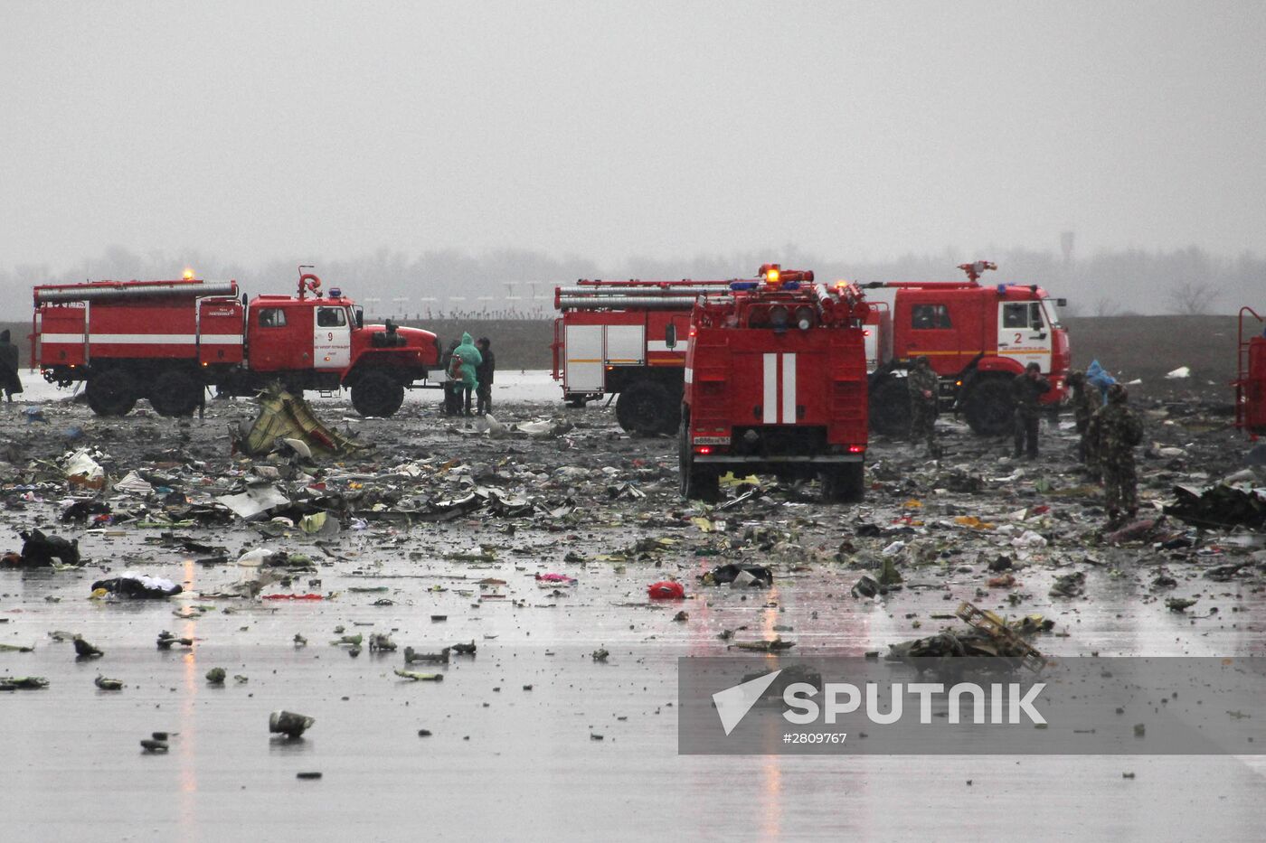 Boeing-737-800 passenger jet crashes in Rostov-on-Don airport