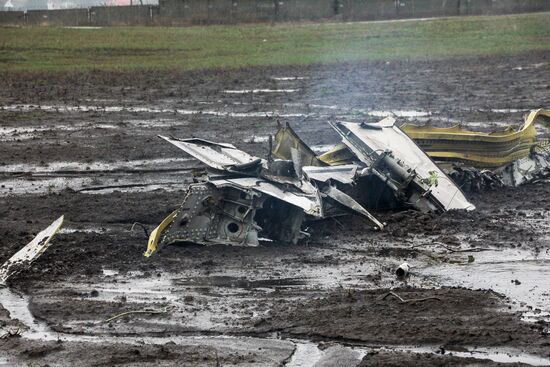 Boeing-737-800 passenger jet crashes in Rostov-on-Don airport