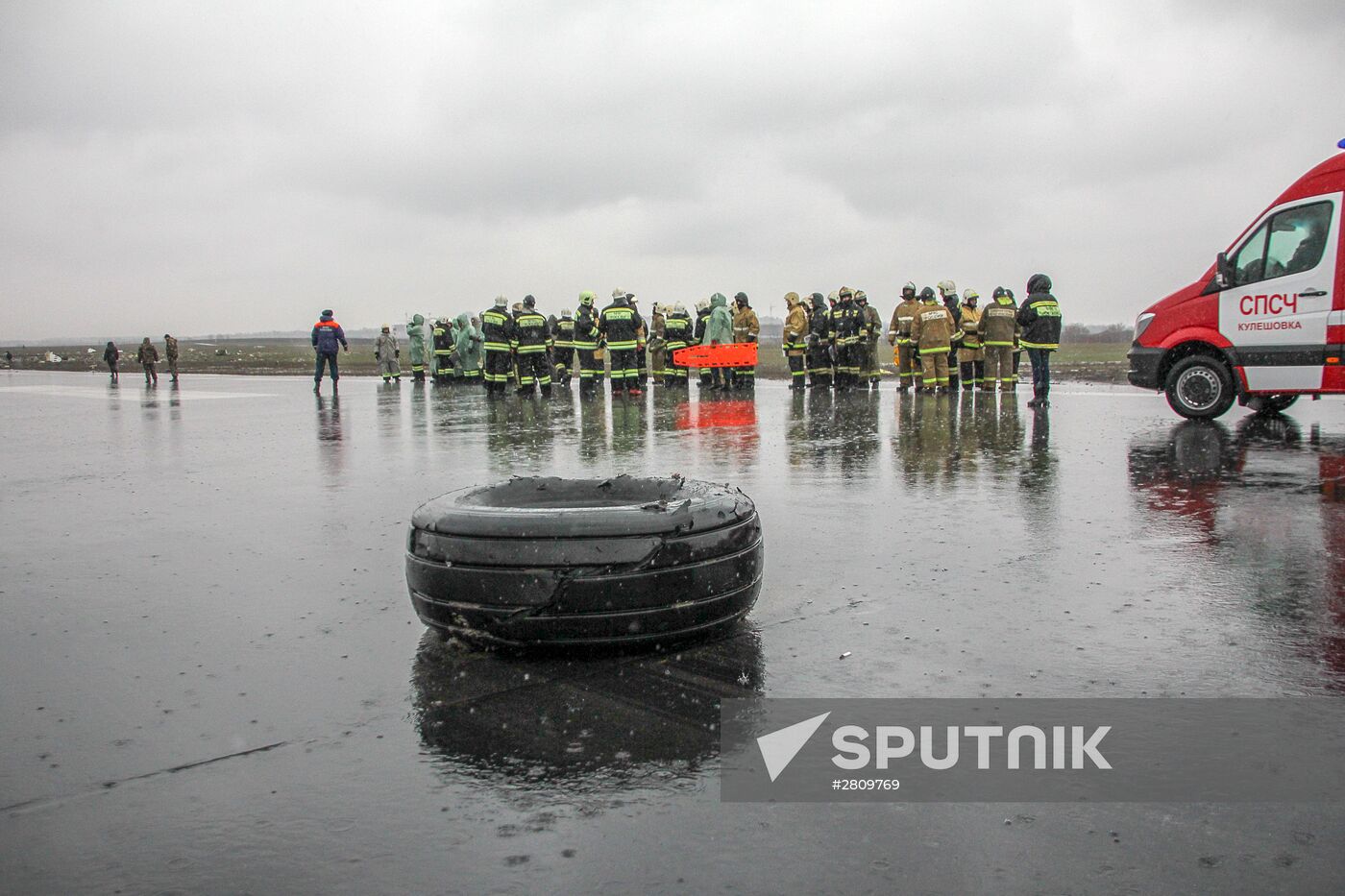 Boeing-737-800 passenger jet crashes in Rostov-on-Don airport