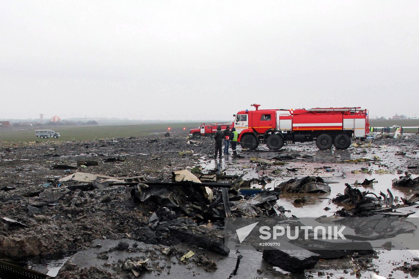 Boeing-737-800 passenger jet crashes in Rostov-on-Don airport