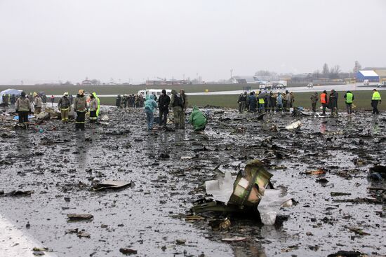 Boeing-737-800 passenger jet crashes in Rostov-on-Don airport