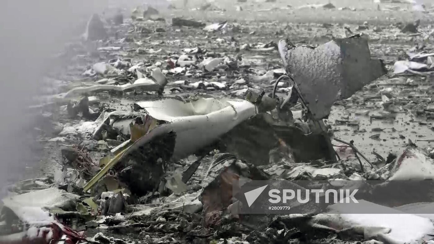 Boeing-737-800 passenger jet crashes in Rostov-on-Don airport