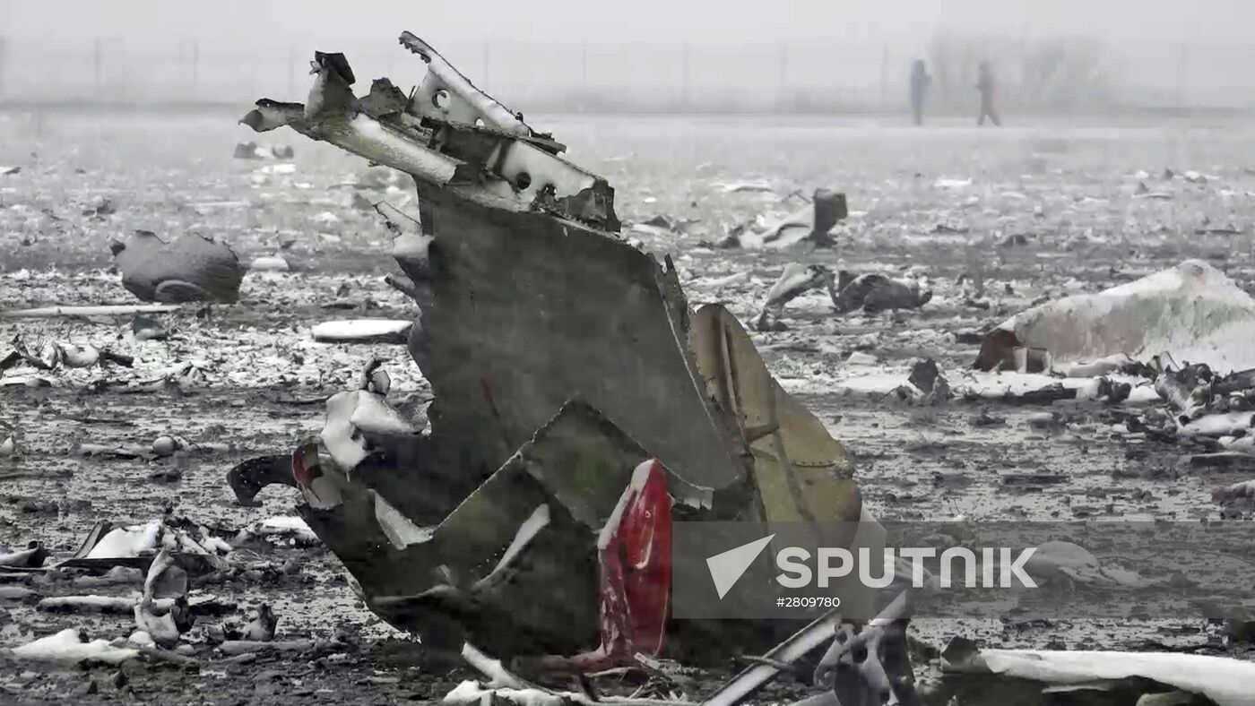Boeing-737-800 passenger jet crashes in Rostov-on-Don airport
