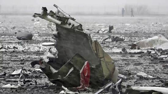 Boeing-737-800 passenger jet crashes in Rostov-on-Don airport