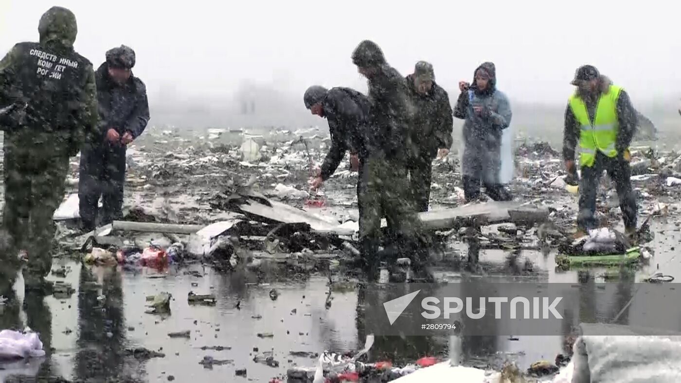 Boeing-737-800 passenger jet crashes in Rostov-on-Don airport