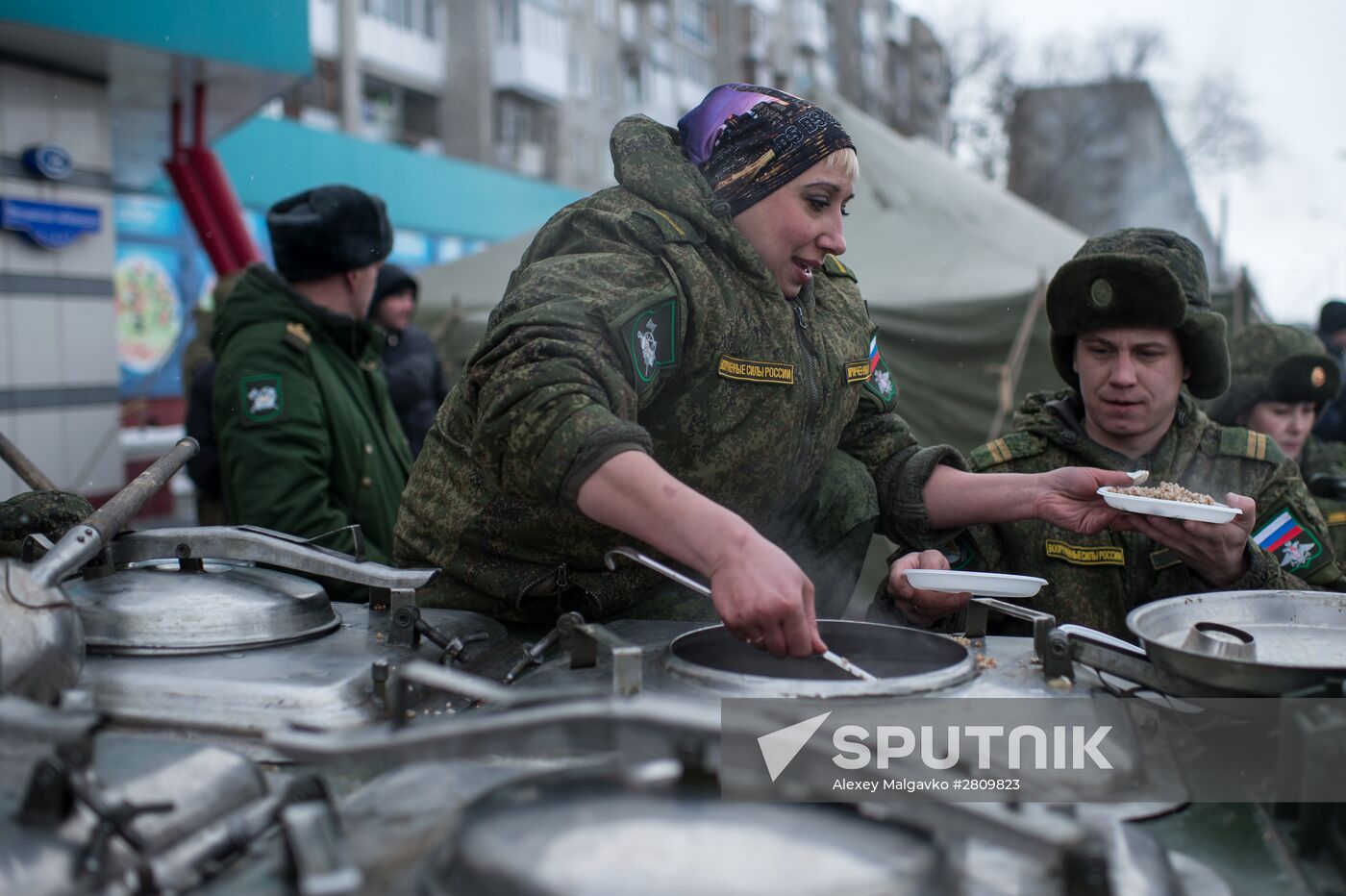 "Enlistment Contract is Your Choice" campaign in Omsk