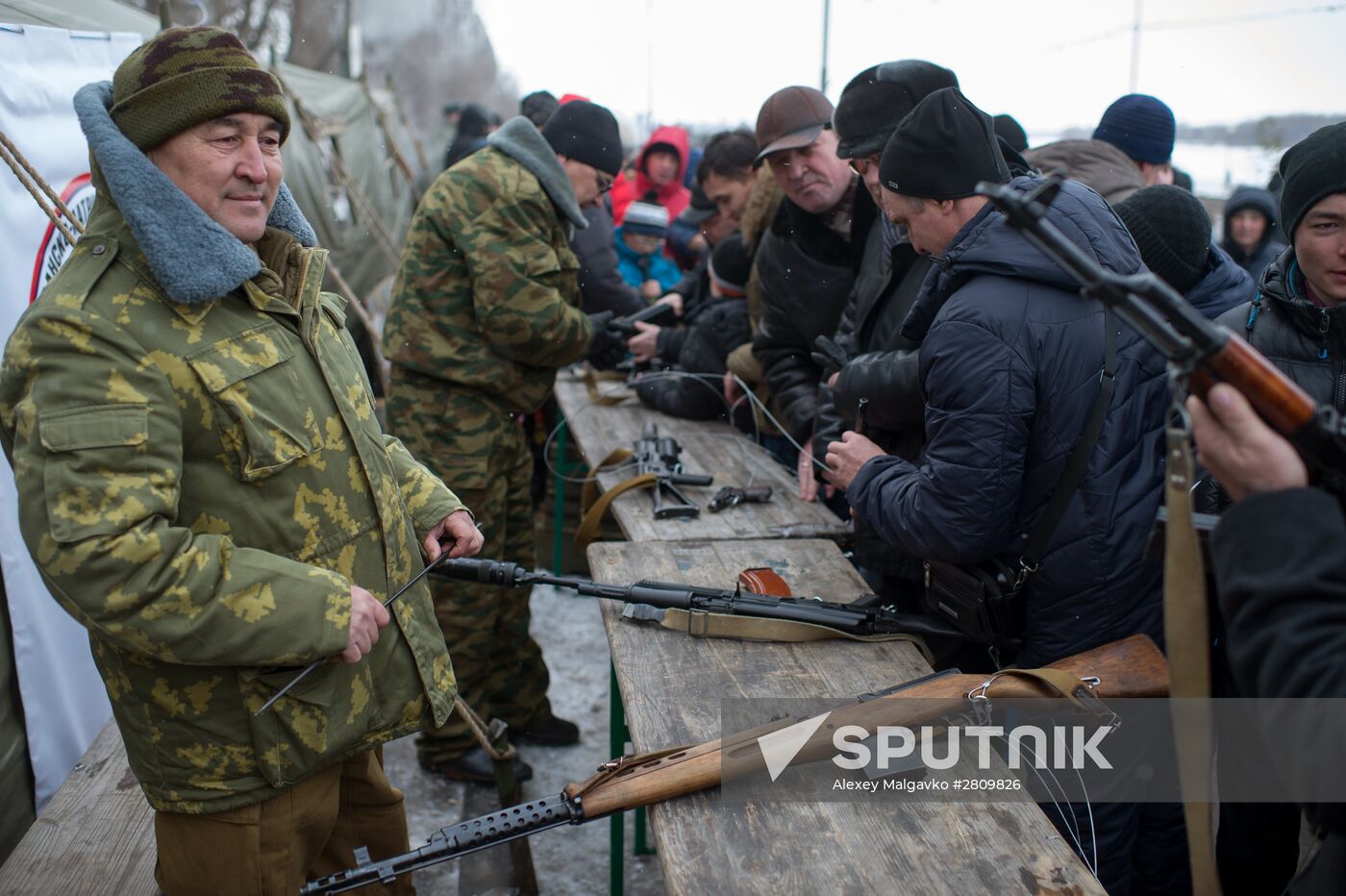 "Enlistment Contract is Your Choice" campaign in Omsk