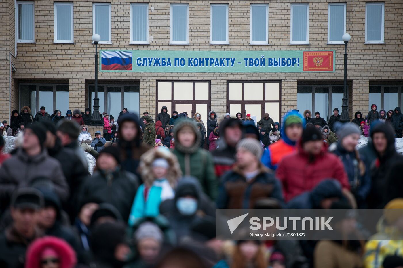 "Enlistment Contract is Your Choice" campaign in Omsk